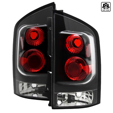 Spec-D Tuning 05-12 Nissan Armada Altezza Tail Light Black LT-AMD04JM-TM